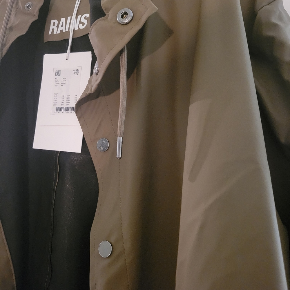 NWT Rains Jacket - Picture 5 of 7